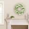 26" Artificial Echinops Chrysanthethemum & Daisy Floral Spring Wreath